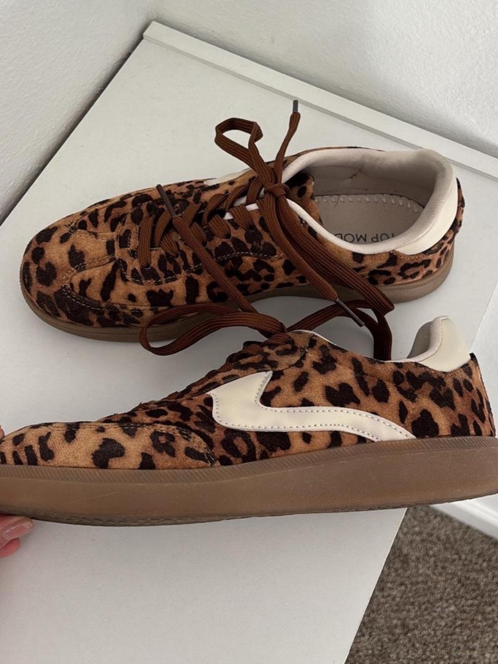 Leopard Print Sneakers